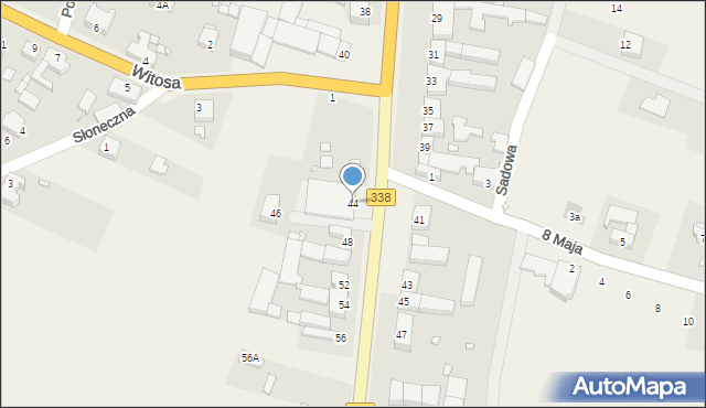 Wińsko, Mickiewicza Adama, 44, mapa Wińsko