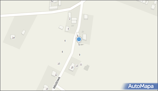 Włynkowo, Miodowa, 7, mapa Włynkowo