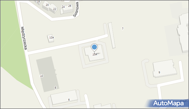 Wola, Międzyrzecka, 10A, mapa Wola