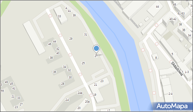 Wrocław, Mieszczańska, 27, mapa Wrocławia