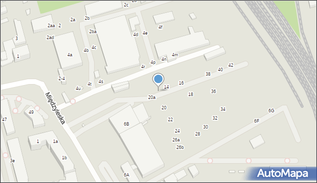 Wrocław, Międzyleska, 12, mapa Wrocławia