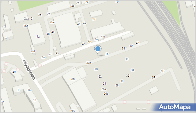 Wrocław, Międzyleska, 14, mapa Wrocławia