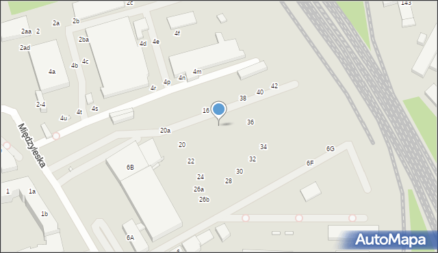 Wrocław, Międzyleska, 18, mapa Wrocławia