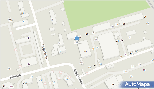 Wrocław, Międzyleska, 2ae, mapa Wrocławia