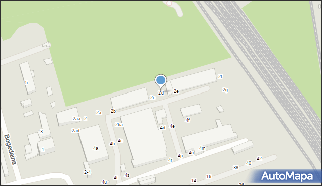 Wrocław, Międzyleska, 2d, mapa Wrocławia