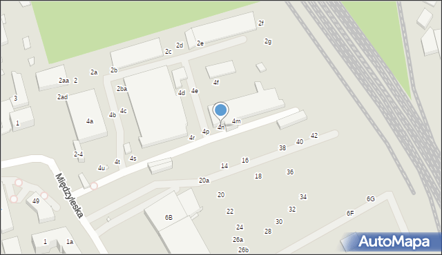 Wrocław, Międzyleska, 4n, mapa Wrocławia