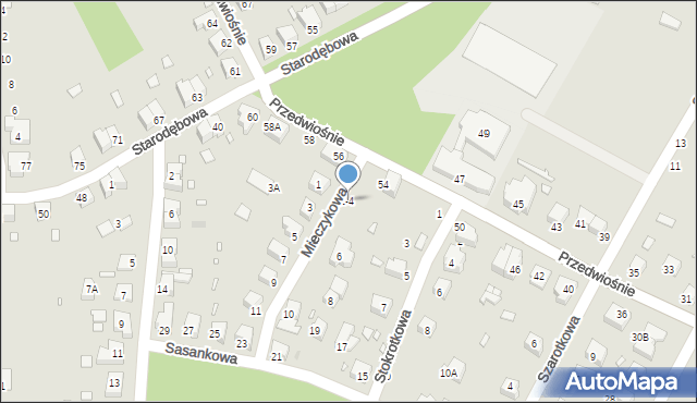 Wrocław, Mieczykowa, 2-4, mapa Wrocławia