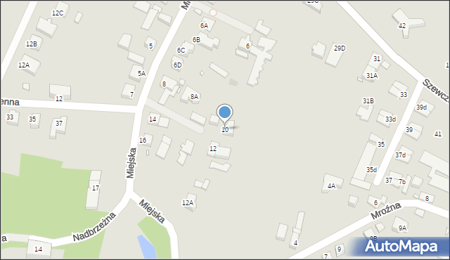 Wrocław, Miejska, 10, mapa Wrocławia