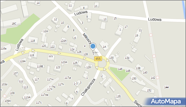 Wrocław, Miłoszycka, 2, mapa Wrocławia