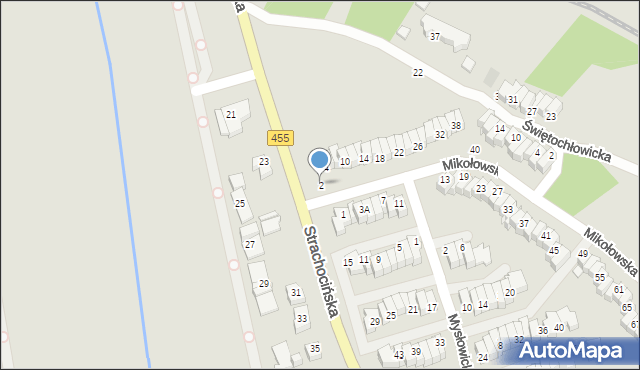 Wrocław, Mikołowska, 2, mapa Wrocławia