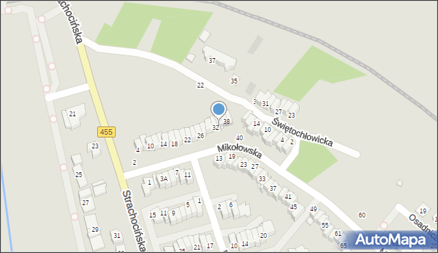 Wrocław, Mikołowska, 34, mapa Wrocławia