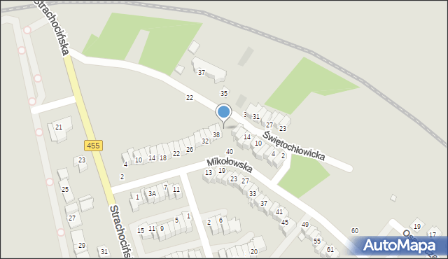 Wrocław, Mikołowska, 40, mapa Wrocławia