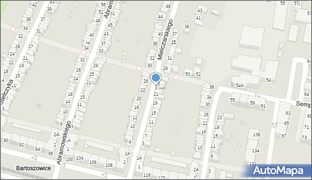 Wrocław, Mielczarskiego Romualda, 23, mapa Wrocławia