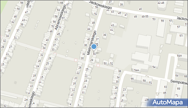 Wrocław, Mielczarskiego Romualda, 31, mapa Wrocławia