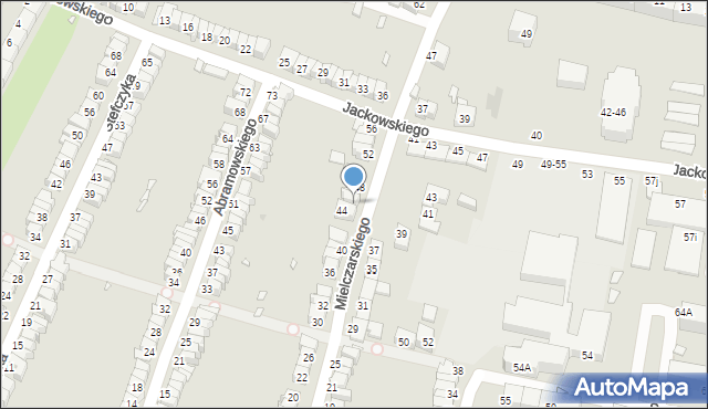 Wrocław, Mielczarskiego Romualda, 46, mapa Wrocławia