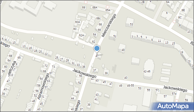 Wrocław, Mielczarskiego Romualda, 47, mapa Wrocławia