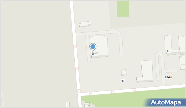 Wrocław, Mickiewicza Adama, 66, mapa Wrocławia