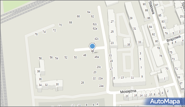 Wrocław, Miedziana, 46, mapa Wrocławia