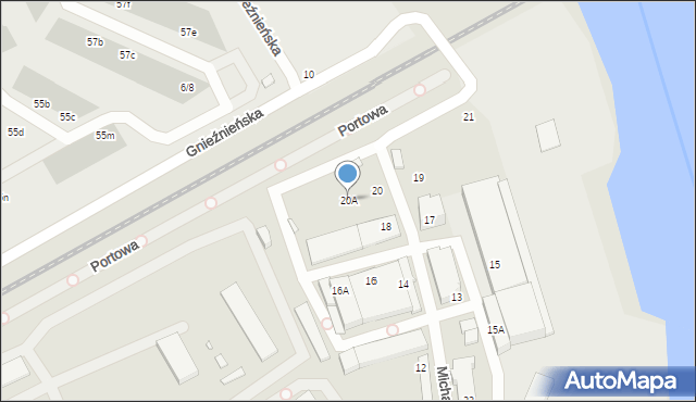 Wrocław, Michalczyka Kazimierza, 20A, mapa Wrocławia
