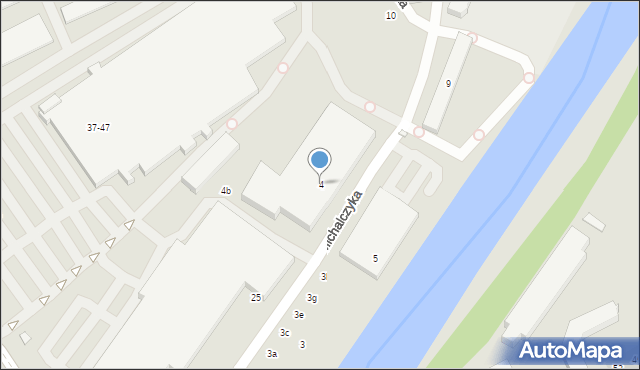 Wrocław, Michalczyka Kazimierza, 4, mapa Wrocławia