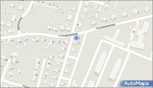 Wrocław, Miodowa, 1, mapa Wrocławia