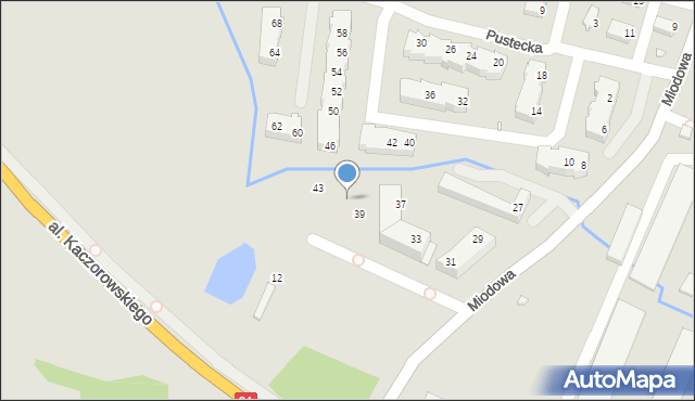 Wrocław, Miodowa, 41, mapa Wrocławia