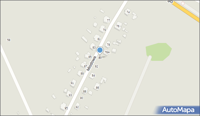 Wrocław, Miodowa, 80, mapa Wrocławia