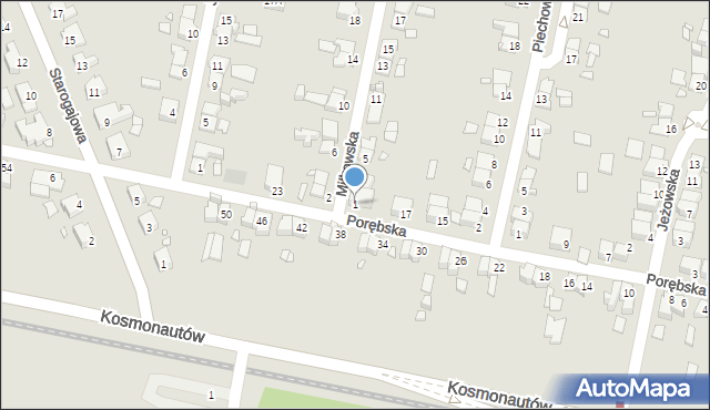 Wrocław, Miłkowska, 1, mapa Wrocławia