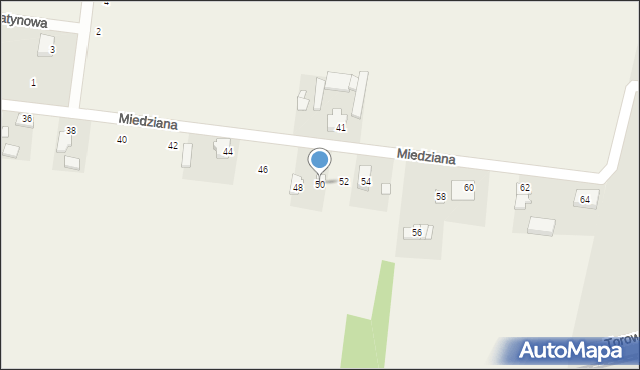 Wronowice, Miedziana, 50, mapa Wronowice