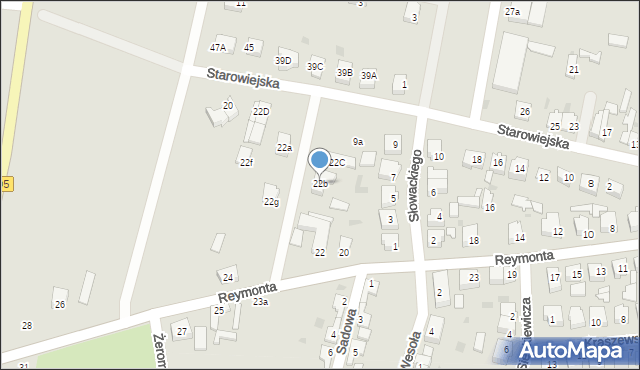 Wschowa, Miłosza Czesława, 4, mapa Wschowa