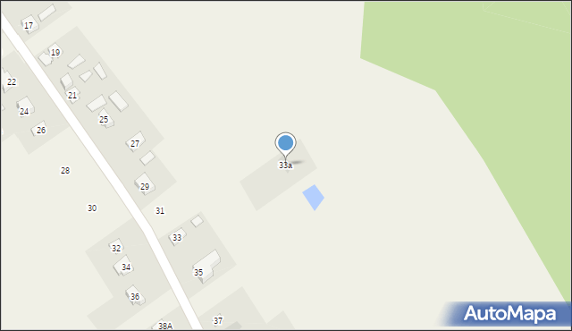 Wsola, Miła, 33a, mapa Wsola