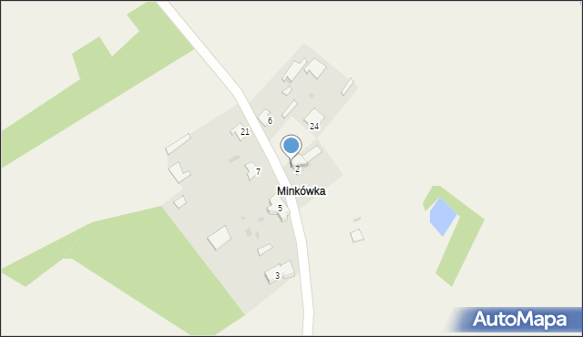 Zabłotczyzna, Minkówka, 22, mapa Zabłotczyzna