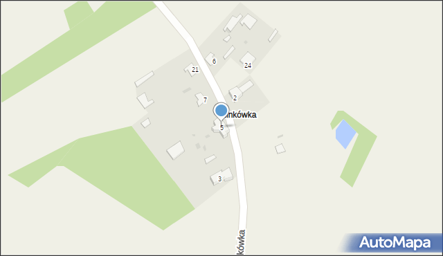 Zabłotczyzna, Minkówka, 5, mapa Zabłotczyzna