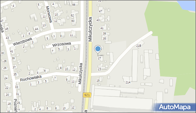 Zabrze, Mikulczycka, 29, mapa Zabrza