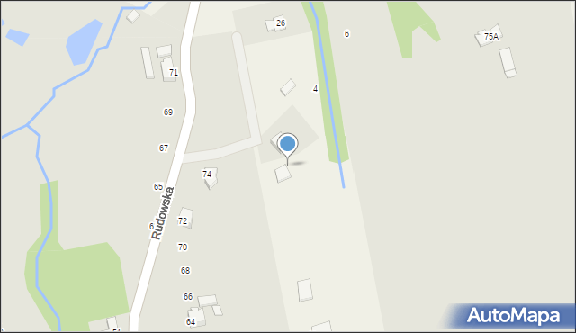 Zamarski, Miejska, 18, mapa Zamarski