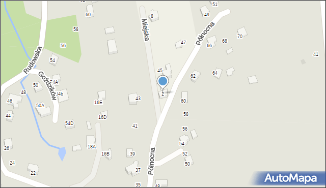 Zamarski, Miejska, 2, mapa Zamarski