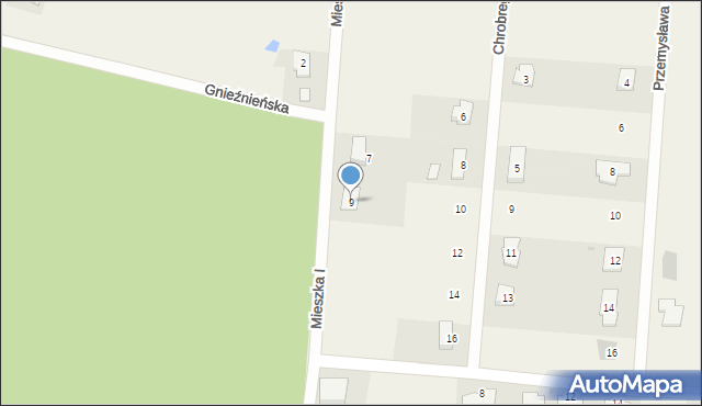 Zamek Bierzgłowski, Mieszka I, 9, mapa Zamek Bierzgłowski