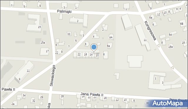 Zator, Mickiewicza Adama, 12, mapa Zator