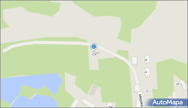 Zawiercie, Miejska, 21a, mapa Zawiercie