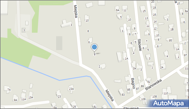 Zawiercie, Miejska, 4, mapa Zawiercie