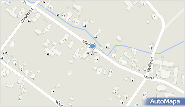 Zdzieszowice, Miarki, 19, mapa Zdzieszowice