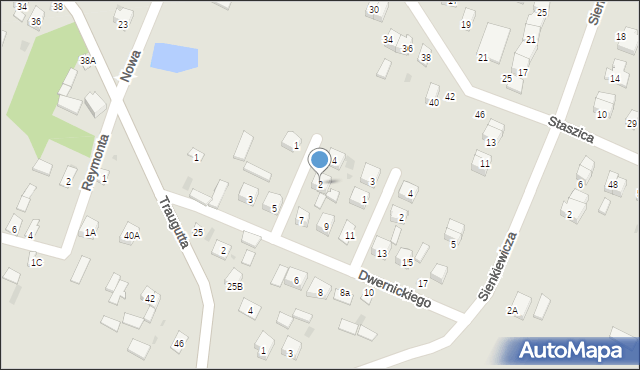 Żelechów, Mickiewicza Adama, 2, mapa Żelechów