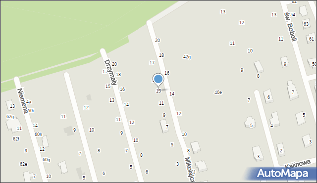 Zgierz, Mikołajczyka Stanisława, 13, mapa Zgierz