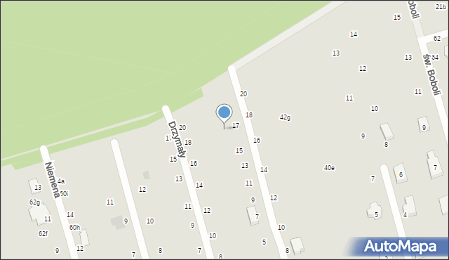 Zgierz, Mikołajczyka Stanisława, 17a, mapa Zgierz