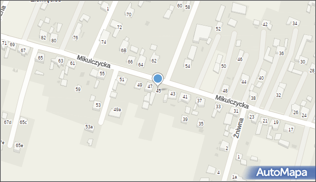 Ziemięcice, Mikulczycka, 45, mapa Ziemięcice