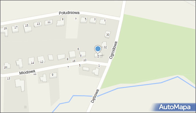 Ziemnice, Miodowa, 2, mapa Ziemnice