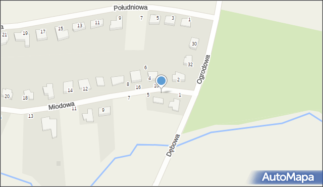 Ziemnice, Miodowa, 3, mapa Ziemnice