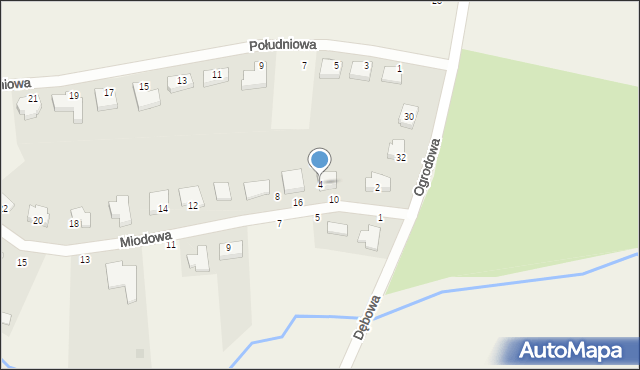 Ziemnice, Miodowa, 4, mapa Ziemnice