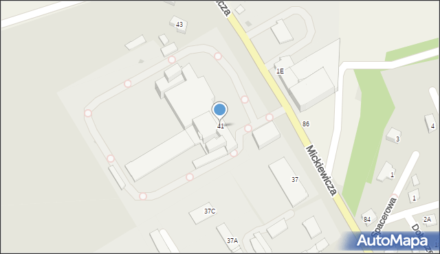 Żnin, Mickiewicza Adama, 41, mapa Żnin