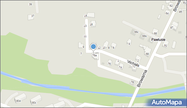 Żywiec, Michała, 5, mapa Żywiec